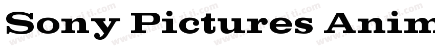 Sony Pictures Animation字体转换